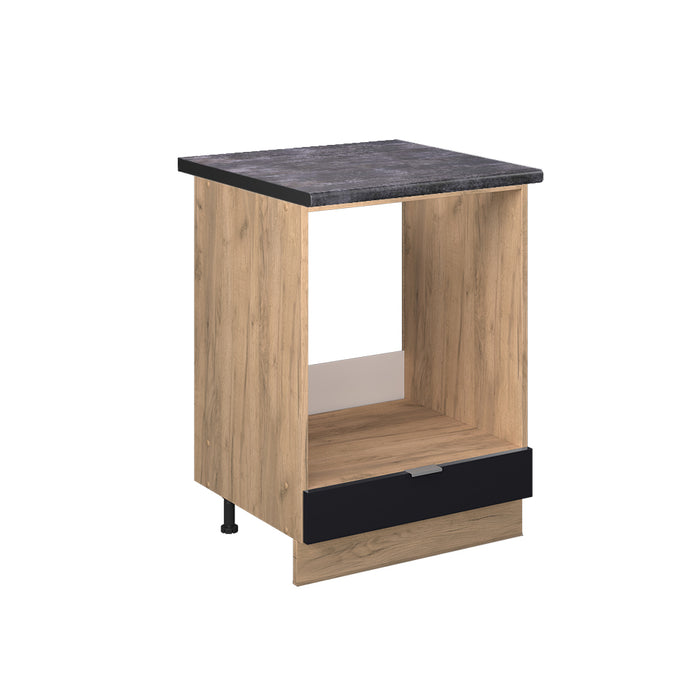 Vicco Mobile per forno da incasso Nero a righe 60 cm , PL Antracite