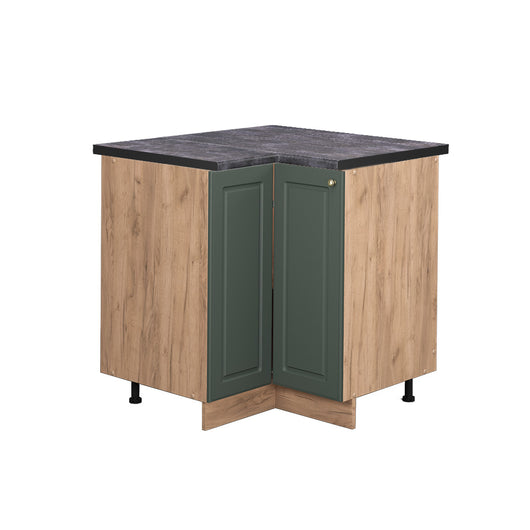 Vicco Mobile ad angolo cucina Verde-oro Country House 80.5 cm , PL Antracite
