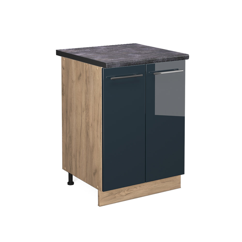 Vicco Base Blu scuro lucido 60 cm , PL Antracite