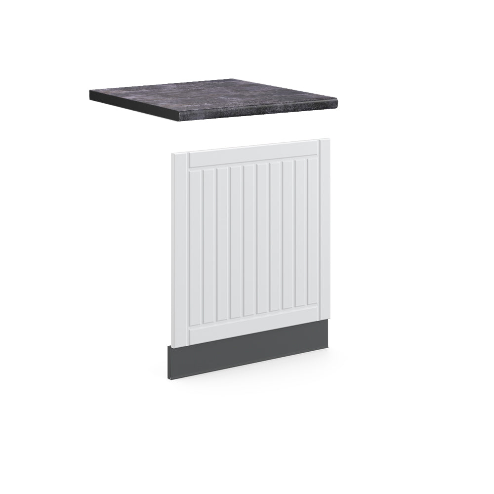 Vicco Pannello frontale Bianco casa di campagna 60 cm , PL Antracite