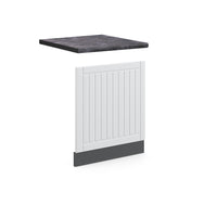 Vicco Pannello frontale Bianco casa di campagna 60 cm , PL Antracite