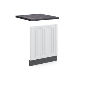 Vicco Pannello frontale Bianco casa di campagna 60 cm , PL Antracite