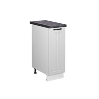 Vicco Armadio cucina dispensa alto Bianco casa di campagna 30 cm , PL Antracite