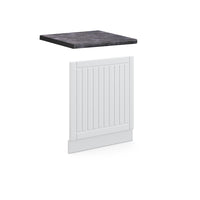 Vicco Pannello frontale Bianco casa di campagna 60 cm , PL Antracite