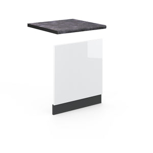 Vicco Pannello frontale Bianco lucido 60 cm , PL Antracite