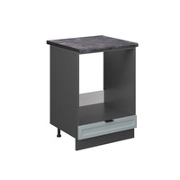 Vicco Mobile per forno da incasso Blu-grigio chiaro 60 cm , PL Antracite