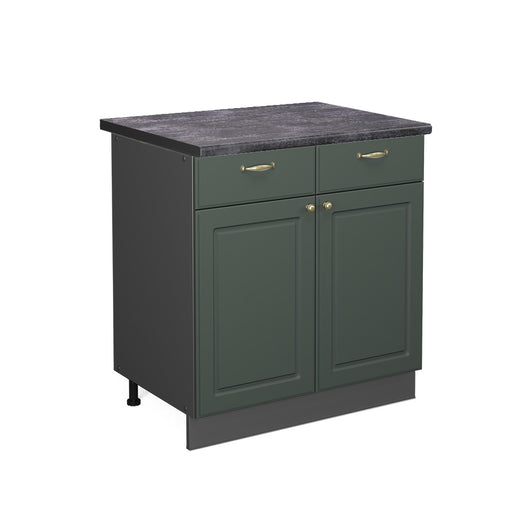 Vicco Mobiletto base per cucina Verde-oro Country House 80 cm , PL Antracite