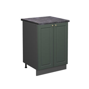 Vicco Mobiletto base cucina Verde-oro Country House 60 cm , PL Antracite