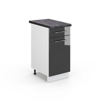 Vicco Mobiletto base per cucina Antracite lucido 40 cm , PL Antracite