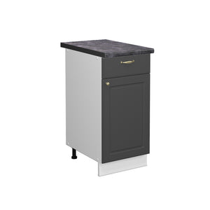 Vicco Mobiletto base per cucina Antracite-oro 40 cm , PL Antracite