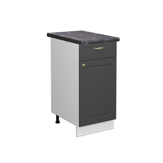 Vicco Mobiletto base per cucina Antracite-oro 40 cm , PL Antracite