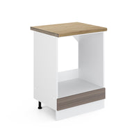 Vicco Mobile per forno da incasso Grigio 60 cm , PL Rovere