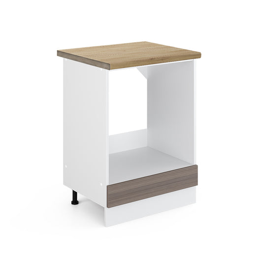 Vicco Mobile per forno da incasso Grigio 60 cm , PL Rovere