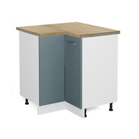 Vicco Mobile ad angolo cucina Grigio-blu 75.6 cm , PL Rovere