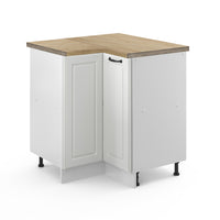 Vicco Mobile ad angolo cucina Bianco casa di campagna 75.6 cm , PL Rovere