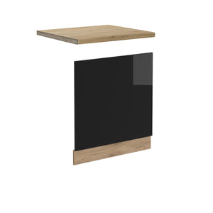 Vicco Pannello frontale Nero lucido 60 cm , PL Rovere