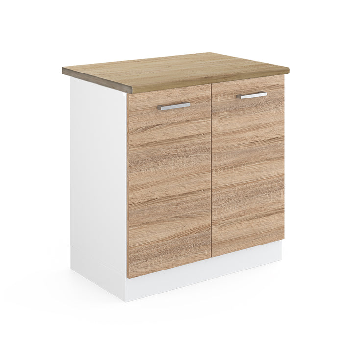 Vicco Mobile lavello cucina Sonoma 80 cm , PL Rovere