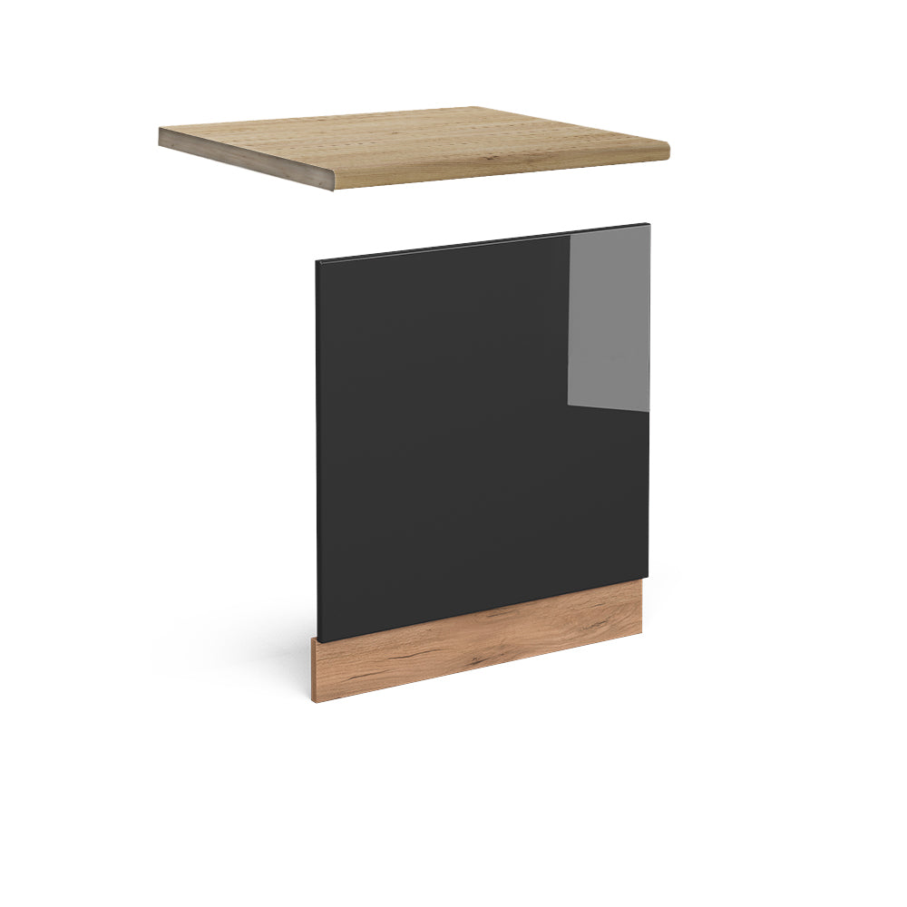 Vicco Pannello frontale Antracite lucido 60 cm , PL Rovere