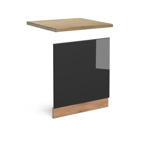 Vicco Pannello frontale Antracite lucido 60 cm , PL Rovere