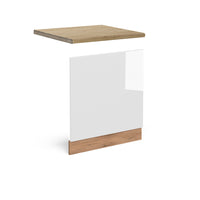 Vicco Pannello frontale Bianco lucido 60 cm , PL Rovere