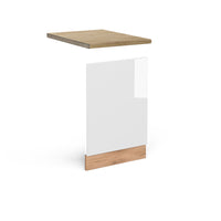 Vicco Pannello frontale Bianco lucido 45 cm , PL Rovere