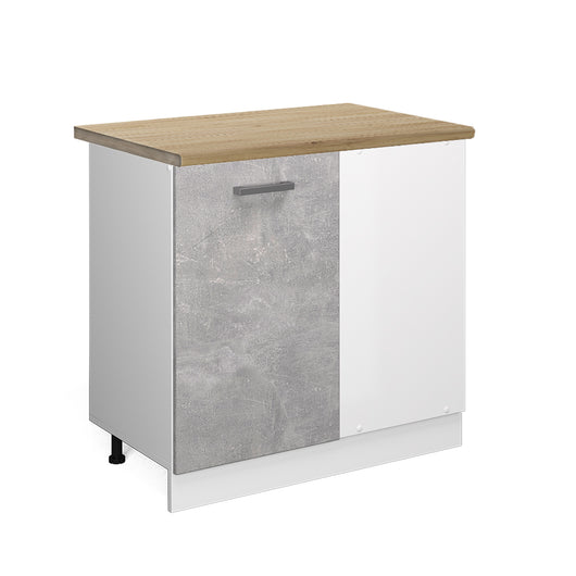 Vicco Mobile ad angolo cucina Calcestruzzo 86 cm , PL Rovere