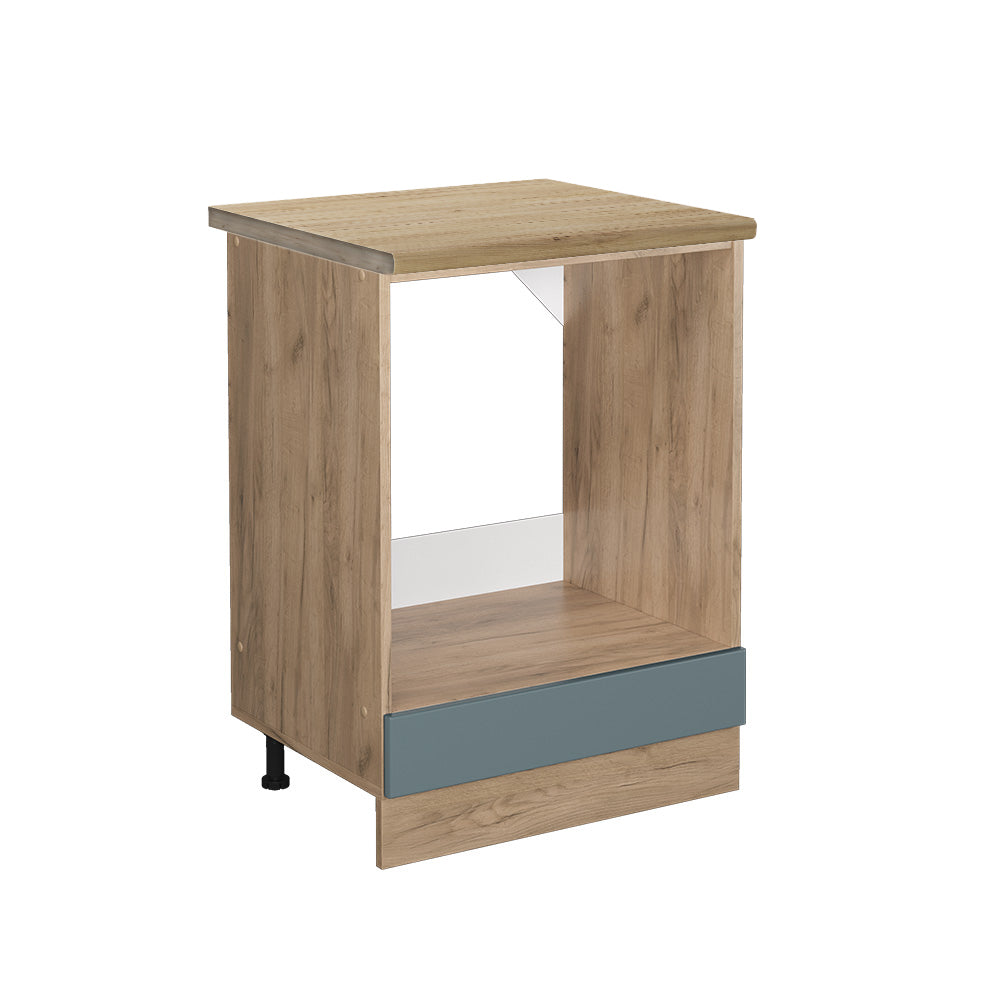 Vicco Mobile per forno da incasso Grigio-blu 60 cm , PL Rovere
