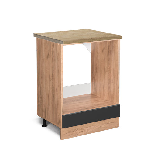 Vicco Mobile per forno da incasso Antracite lucido 60 cm , PL Rovere