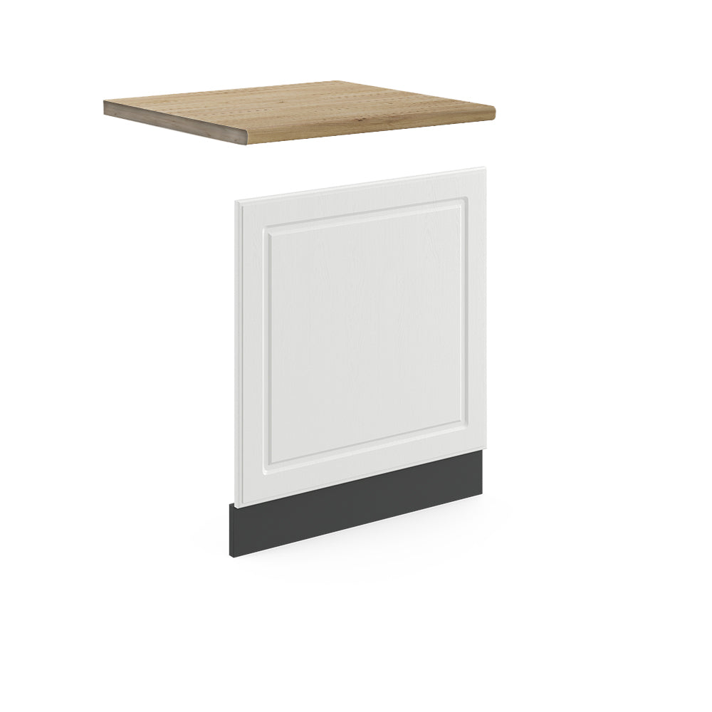 Vicco Pannello frontale Bianco casa di campagna 60 cm , PL Rovere