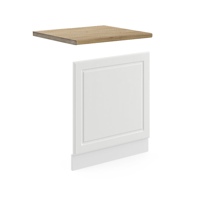 Vicco Pannello frontale Bianco casa di campagna 60 cm , PL Rovere