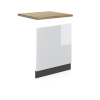 Vicco Pannello frontale Bianco lucido 60 cm , PL Rovere