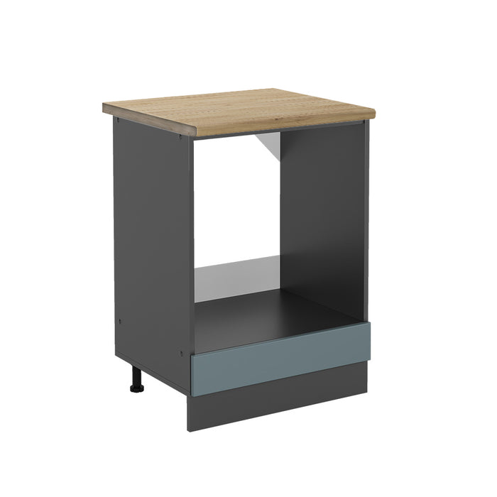 Vicco Mobile per forno da incasso Grigio-blu 60 cm , PL Rovere