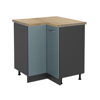 Vicco Mobile ad angolo cucina Grigio-blu 75.6 cm , PL Rovere