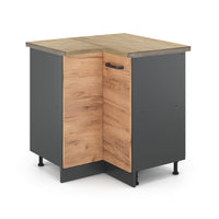 Vicco Mobile ad angolo cucina Quercia dorata 75.6 cm , PL Rovere