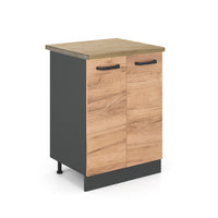 Vicco Mobiletto base cucina Quercia dorata 60 cm , PL Rovere