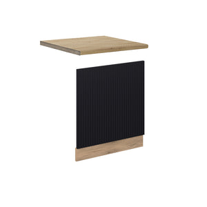 Vicco Pannello frontale Nero a righe 60 cm , PL Rovere