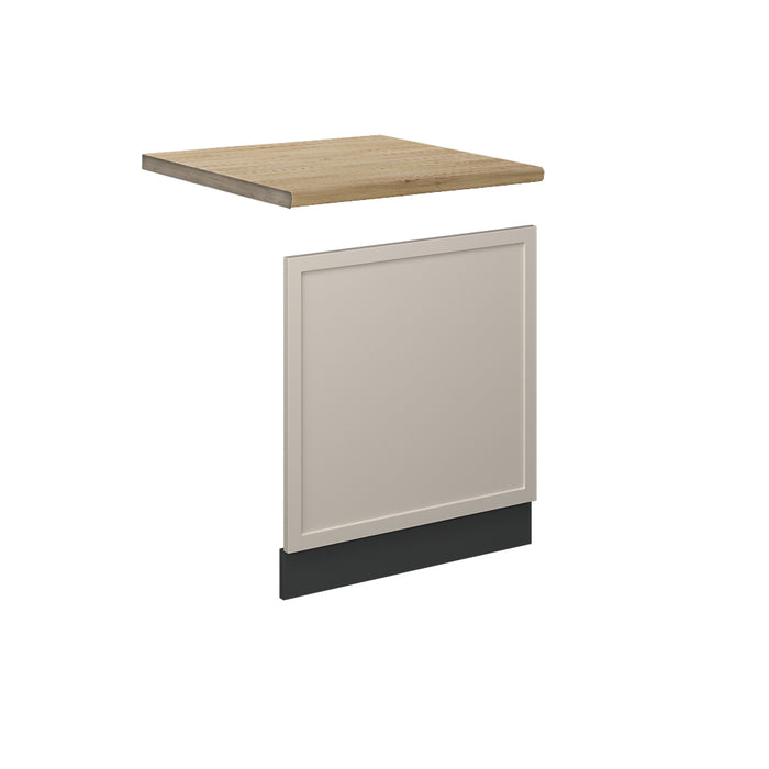 Vicco Pannello frontale GrigioBeige 60 cm , PL Rovere