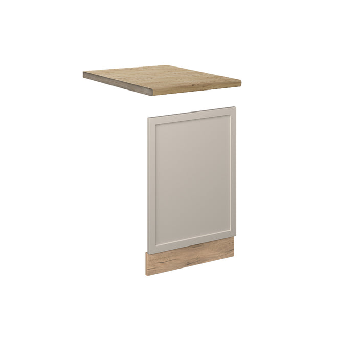 Vicco Pannello frontale GrigioBeige 45 cm , PL Rovere