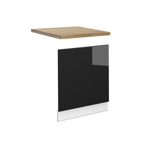 Vicco Pannello frontale Rovere nero lucido 60 cm , PL Rovere