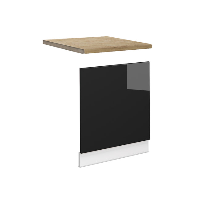 Vicco Pannello frontale Rovere nero lucido 60 cm , PL Rovere