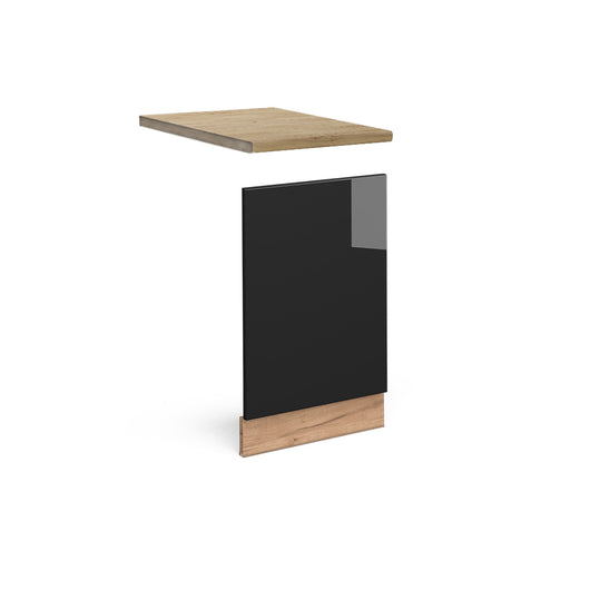 Vicco Pannello frontale Rovere nero lucido 45 cm , PL Rovere