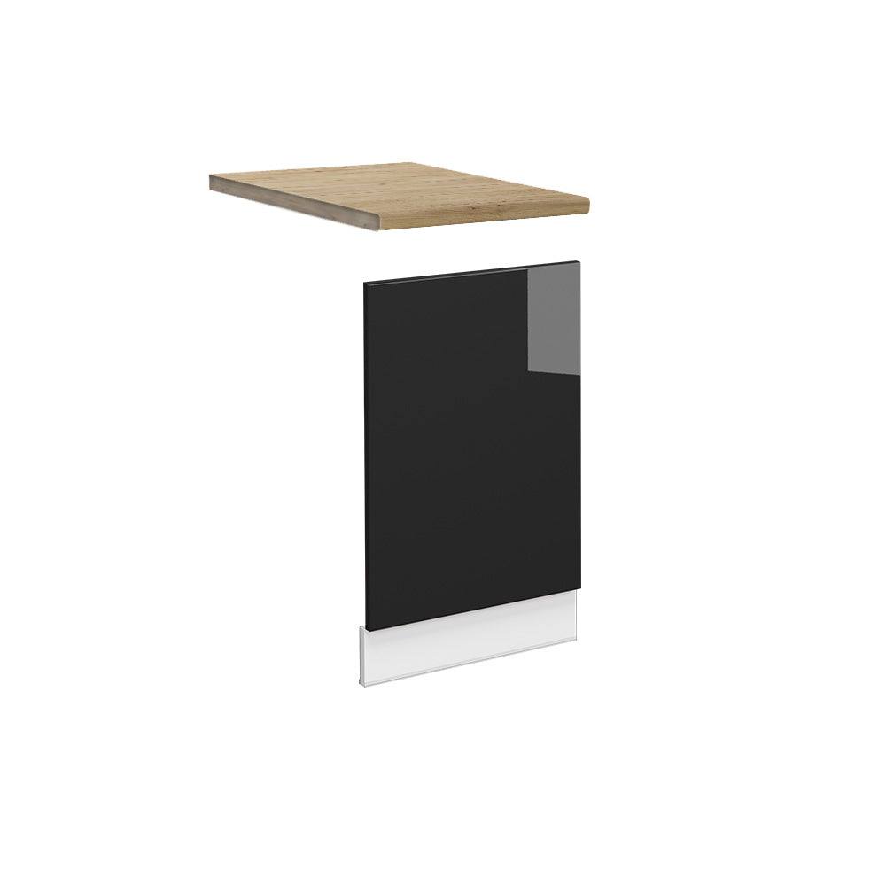 Vicco Pannello frontale Rovere nero lucido 45 cm , PL Rovere