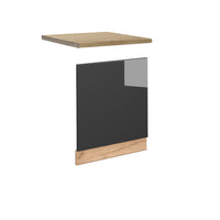 Vicco Pannello frontale Antracite lucido 60 cm , PL Rovere