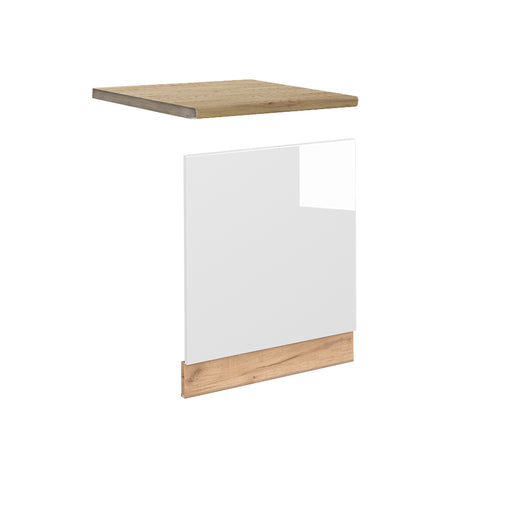 Vicco Pannello frontale Bianco lucido 60 cm , PL Rovere