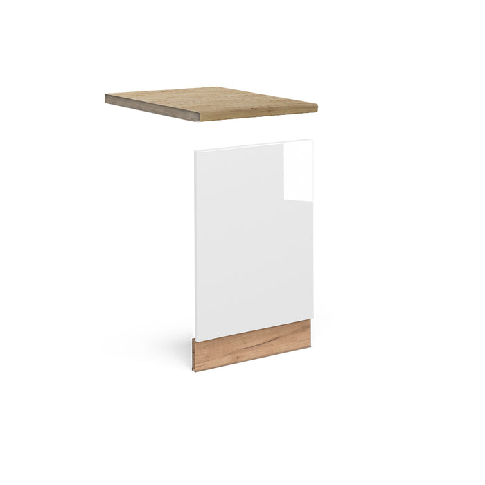 Vicco Pannello frontale Bianco lucido 45 cm , PL Rovere