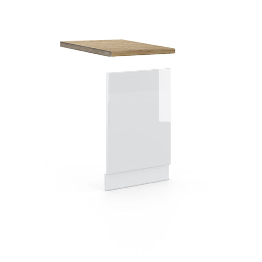 Vicco Pannello frontale Bianco lucido 45 cm , PL Rovere