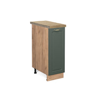 Vicco Armadio cucina dispensa alto Verde-oro Country House 30 cm , PL Rovere