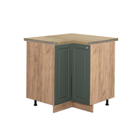 Vicco Mobile ad angolo cucina Verde-oro Country House 80.5 cm , PL Rovere
