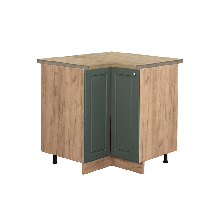 Vicco Mobile ad angolo cucina Verde-oro Country House 80.5 cm , PL Rovere