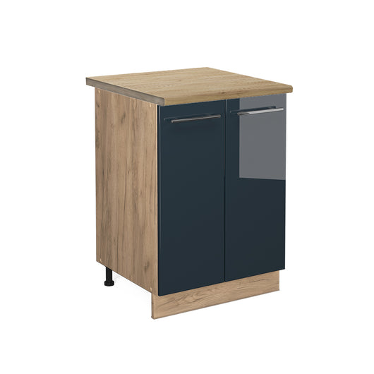 Vicco Base Blu scuro lucido 60 cm , PL Rovere